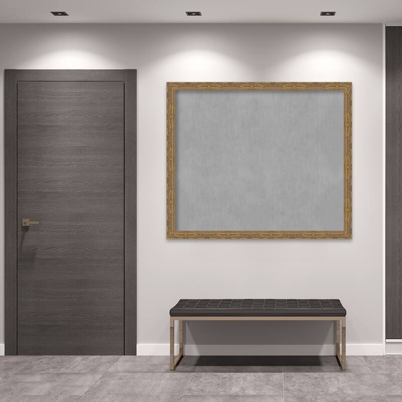 Amanti Art Filigree Gloss Black Framed