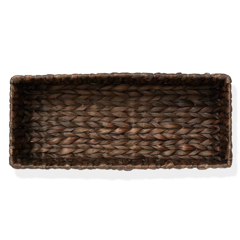 2 Bathroom Storage Baskets SeagrassHyacinth Toilet Paper Bin