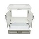 preview thumbnail 120 of 146, Nevado 37" Bathroom Vanity with Cultured Marble Vanity Top Sink in White with White Basin