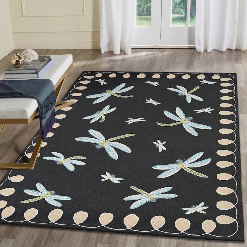 Liora Manne Frontporch Dragonfly Indoor/Outdoor Rug