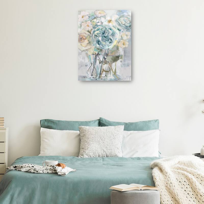 Summer Picks Blue By Studio Arts Canvas Art Print