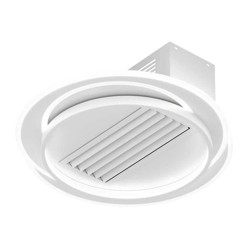 22Inches Bladeless Ceiling Fan with Lights Remote Control Dimmable LED