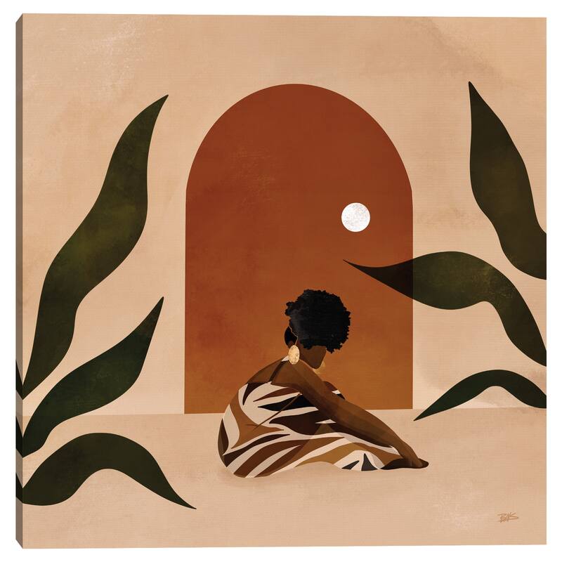 Golden by Bria Nicole Canvas Art Print