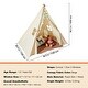 preview thumbnail 10 of 9, Kids Play Tent with Mat and Lamp Indoor Outdoor Tent for Toddlers - 46.5 x 46.5 x 56.3 in