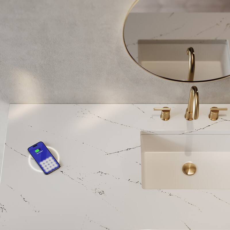 James Martin Vanities 050-S60S-FP-SNK 60" Engineered Stone Vanity Top - Ethereal Noctis