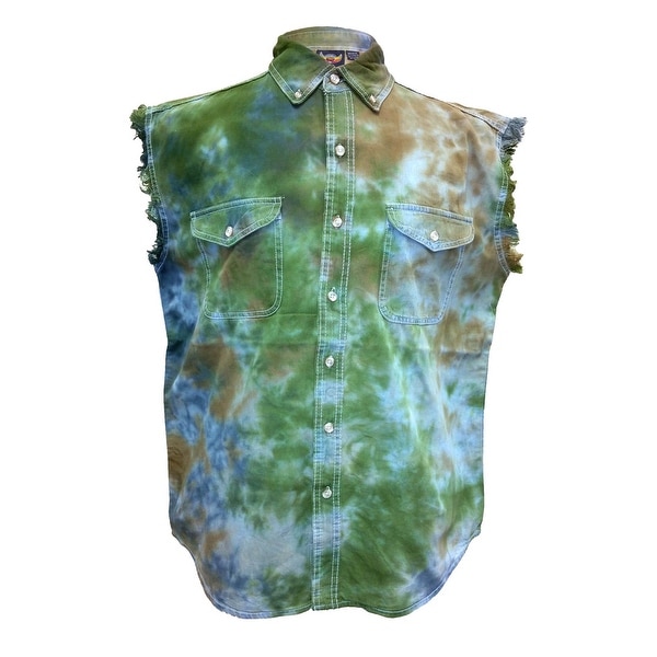 denim shirt vest