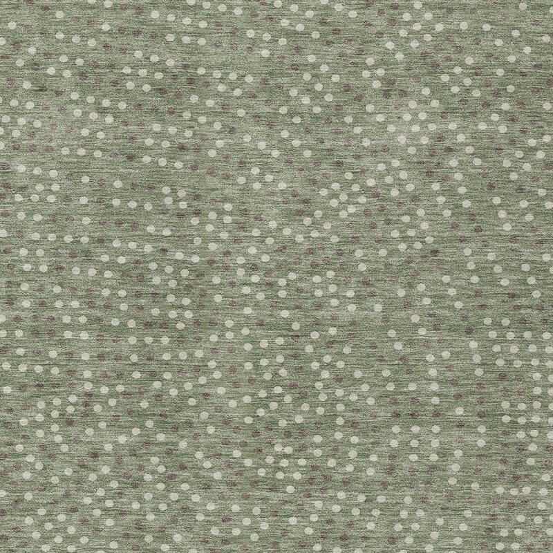 HomeRoots Polka Dot Transitional Rectangle Outdoor Rug