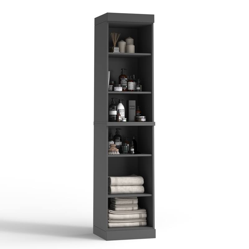 100% Solid Wood 16.5" Bathroom Cabinet with Optional Doors by Palace Imports