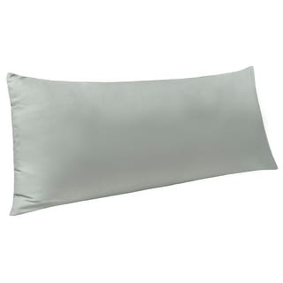 Overstock Sleep Supreme Body Pillow Huggable Soft Support Pillow White