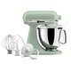 preview thumbnail 4 of 2, KitchenAid Refurbished 5 Qt. Tilt Head Stand Mixer, RRK150DC - Cardamom