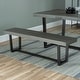preview thumbnail 4 of 10, Walker Edison Barnett 60-inch Solid Wood Dining Bench