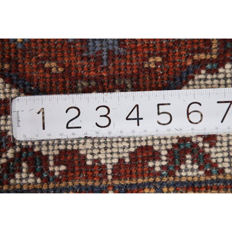 Orange Heriz Serapi Oriental Foyer Rug Handmade Wool Carpet - 2'0" x 3'0"