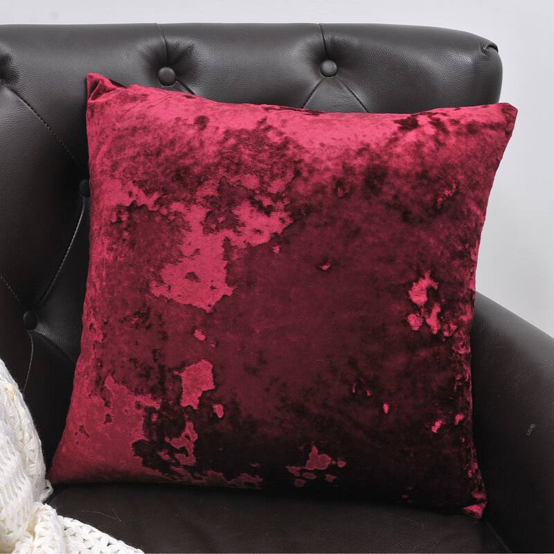 Rancho Crushed Velvet Throw Pillow Cover Set, NO INSERT