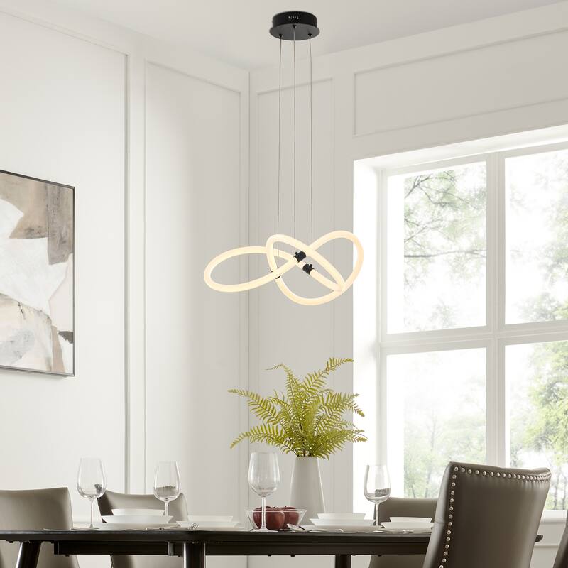 Daisy LED Adjustable Chandelier - Black