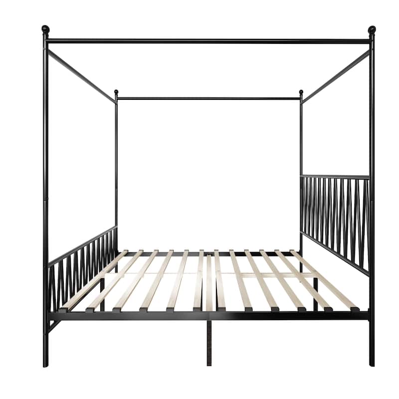 Clayfell Dallas Metal Canopy Bed