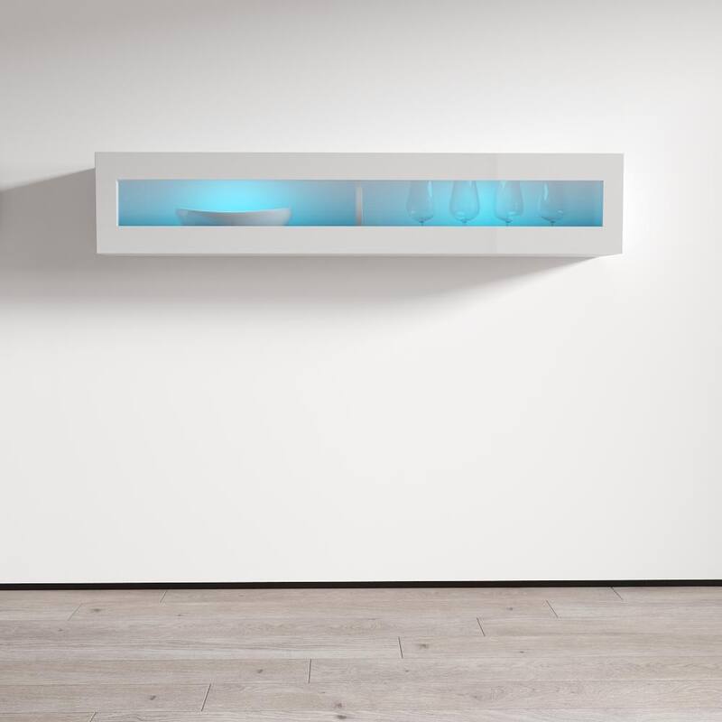 Strick & Bolton Hadi Wall-mounted Media Cabinet - White