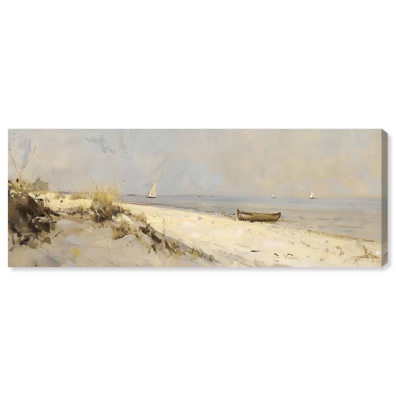By the Sea Panoramic Canvas by Art Remedy, Gallery Wrapped - 54" x 20"
