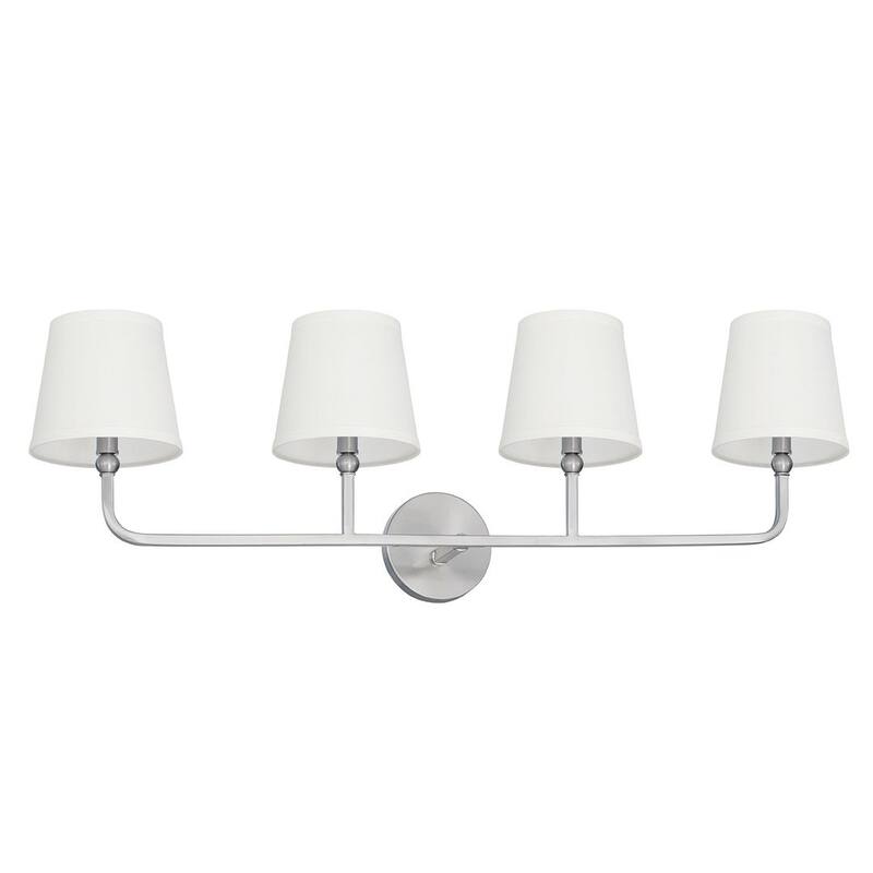 Dawson 4-light Bath/ Vanity Fixture - Brushed  Nickel