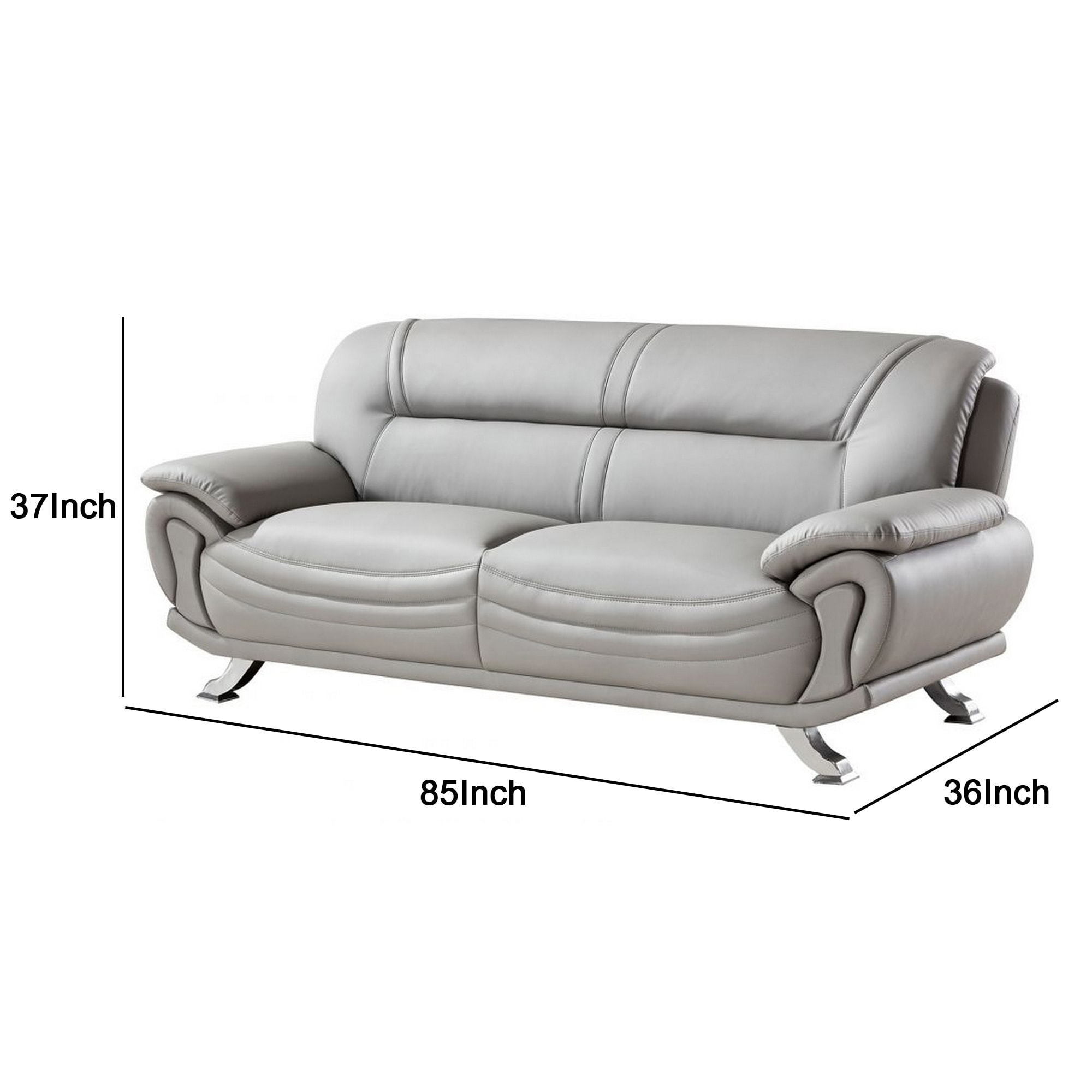 Pillow top leather sofa shop