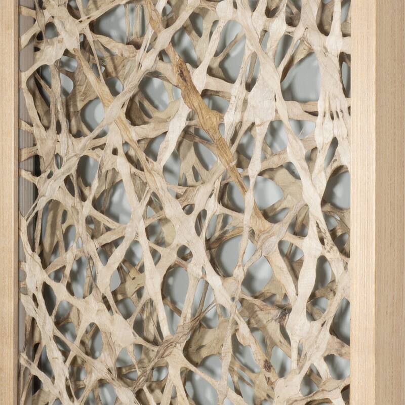 HUJI Papier-mache Shadow Box Wall Decor