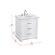 preview thumbnail 69 of 67, Bennett Single Bathroom Vanity