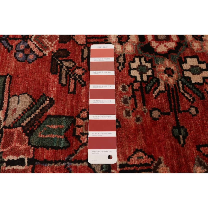 ECARPETGALLERY Hand-knotted Andelz Red Wool Rug - 3'6 x 9'3