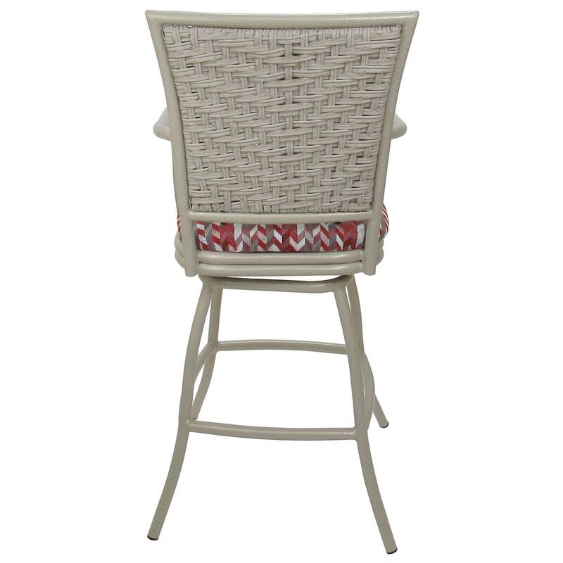 Outdoor/Indoor Metal Pub Set - Erin 30" Swivel Bar Stools - 30" Seat Bar Height
