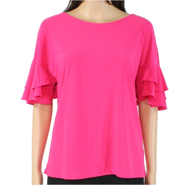 hot pink blouse