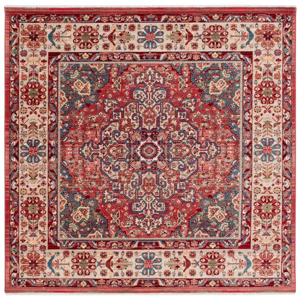 SAFAVIEH Kashan Marybeth Oriental Rug with Fringe