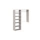 preview thumbnail 4 of 7, Easy Track 5 Ft. W. Deluxe Plus Laminate Closet Kit Weathered Grey
