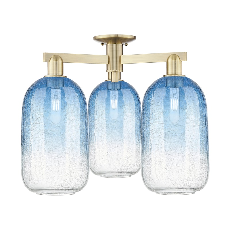 Innovations Lighting 716-3F-17-25 Brookhaven Cloche Semi-Flush