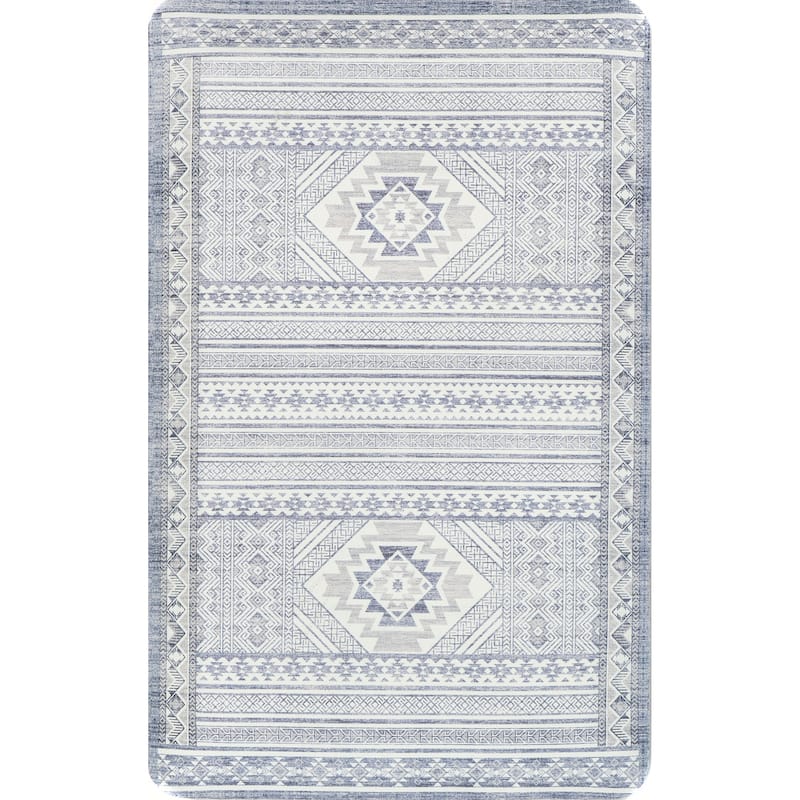 Nuloom Southwestern Bordered Kitchen or Laundry Comfort Mat