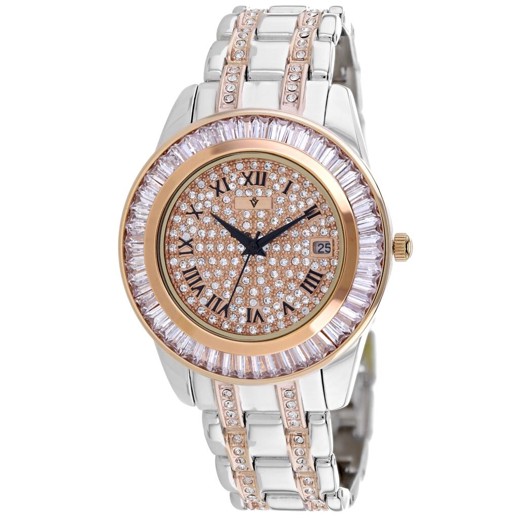 Christian Van Sant Women's Stella Rose Gold Dial Watch - CV0472 - Rose Gold - 6 (36)