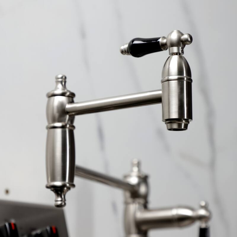 Kingston Brass Duchess Two-Handle 1-Hole Deck Mount Pot Filler Faucet