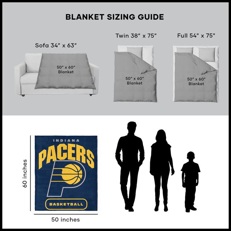 NBA High Block Silk Touch Throw Blanket
