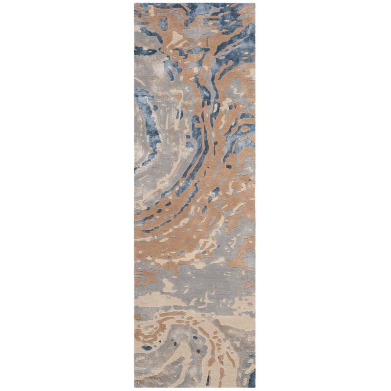 SAFAVIEH Handmade Soho Lyndsey N.Z. Wool/ Viscose Rug
