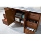 preview thumbnail 4 of 32, James Martin Vanities Metropolitan 60" Single Vanity, American Walnut