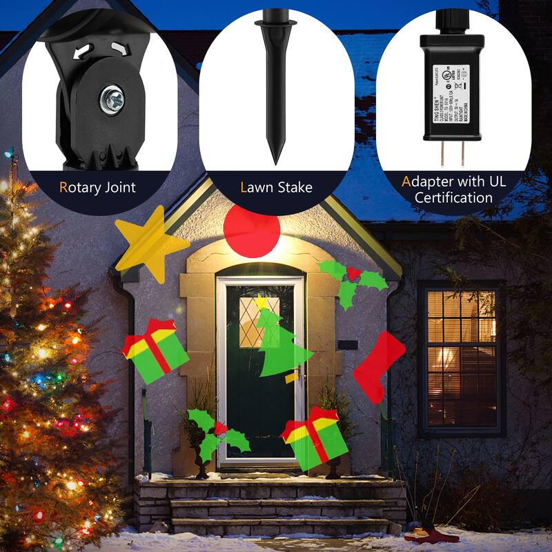 Costway Christmas Projector Light LED Projection Lamp with Lawn Stake - See Details