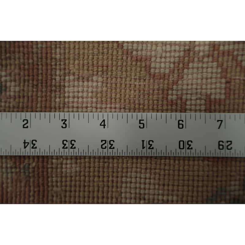 Hand Knotted Oriental 100% Wool Carpet Traditional All-Over Brown Ziegler Area Rug - 3' 1'' X 1' 11''