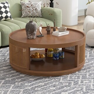 Wooden Mid-Century Modern Coffee Table - Bed Bath & Beyond - 43562867