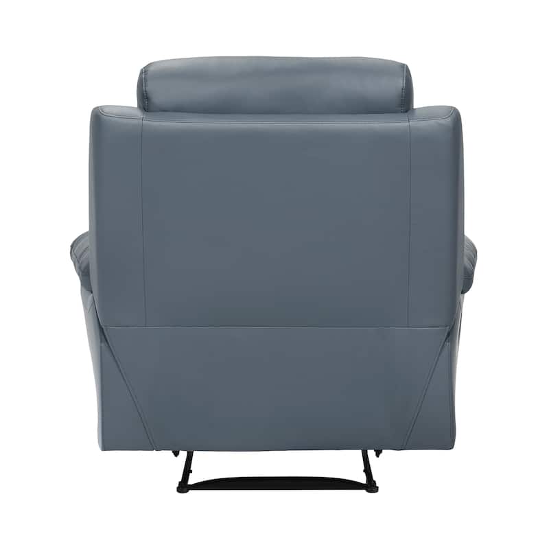 Peperomia 41" Leather Manual Recliner - Tab Pull Reclining Motion