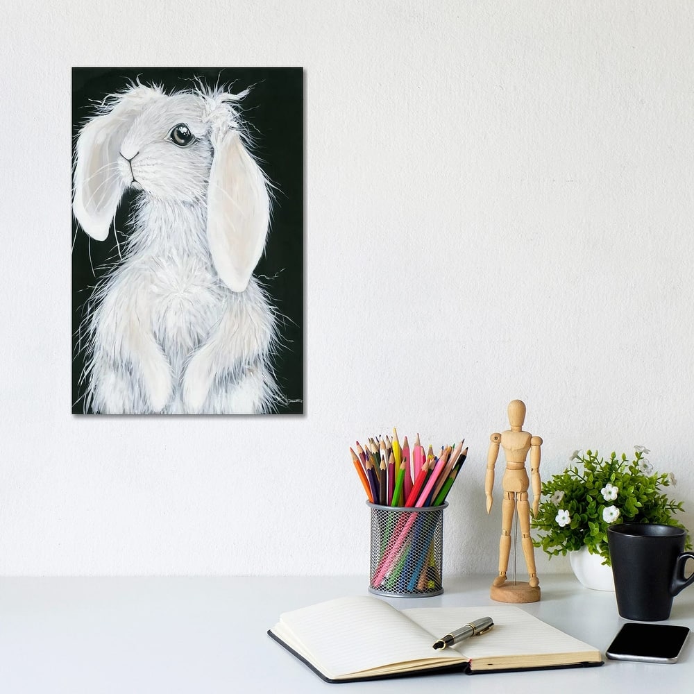 iCanvas "Bunny" by Hollihocks Art Canvas Print