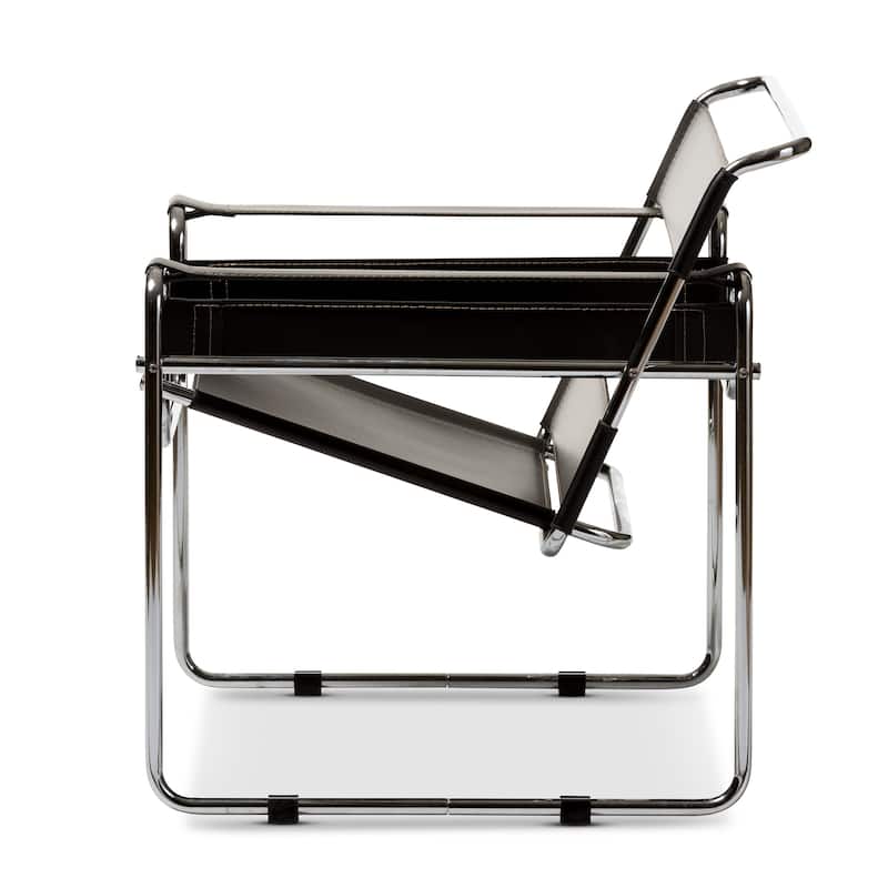 Strick & Bolton Saunders Black Accent Chair