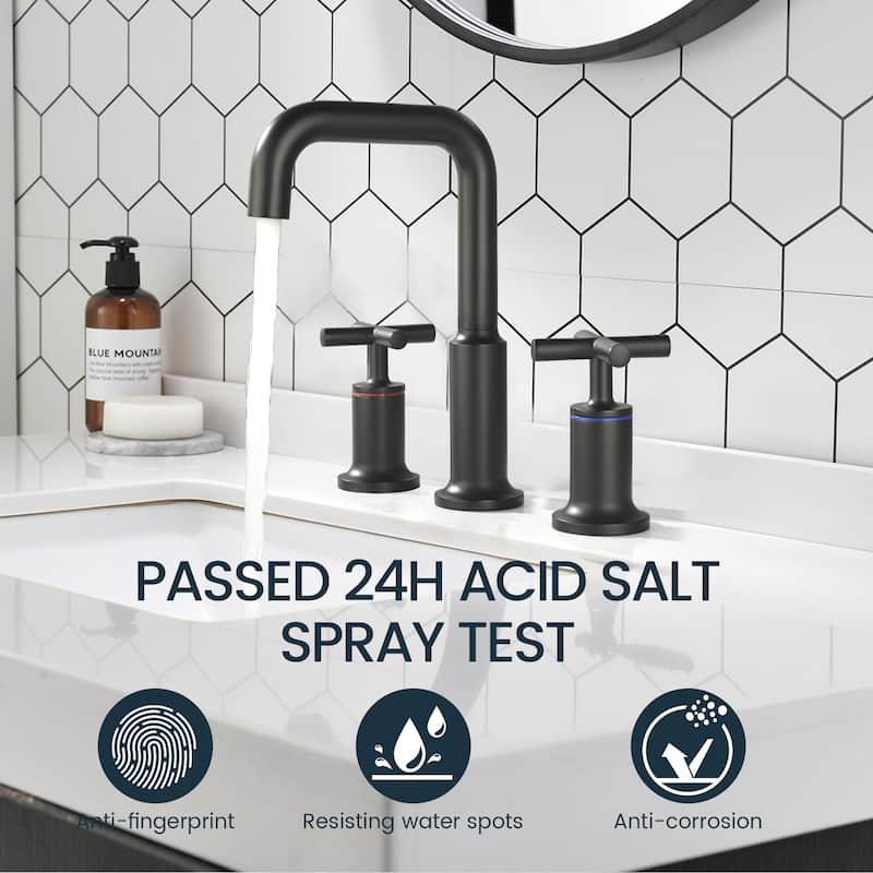 Widespread Bathroom Sink Faucet Double Handle Bathroom Sink Faucet