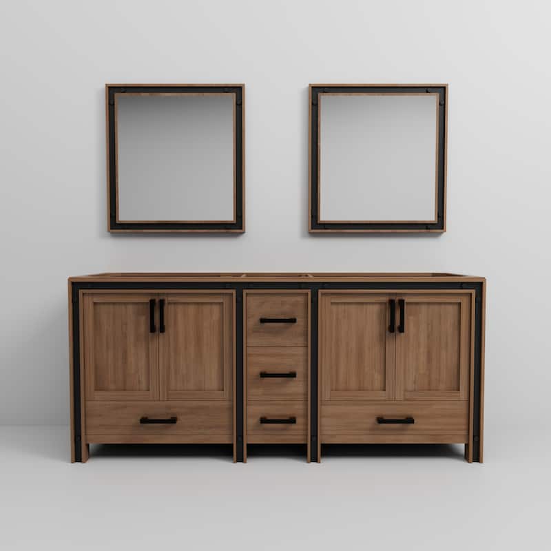 Ziva Bath Vanity No Top and Mirror
