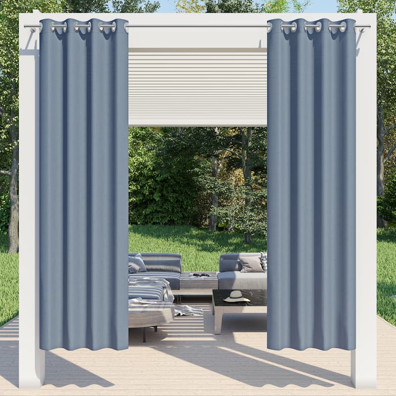 Corvus Gambia Sunbrella Outdoor Window Curtain (1 Panel)