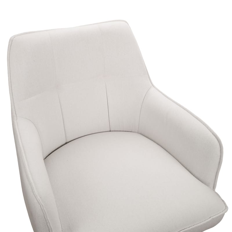 Art Leon Swivel Fabric Dining Arm Chair (Set of 2)