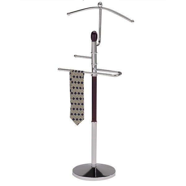 chrome coat rack