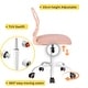 preview thumbnail 19 of 54, HomyLin Armless Home Office Task Chair Kids Desk Chair Mid-Back