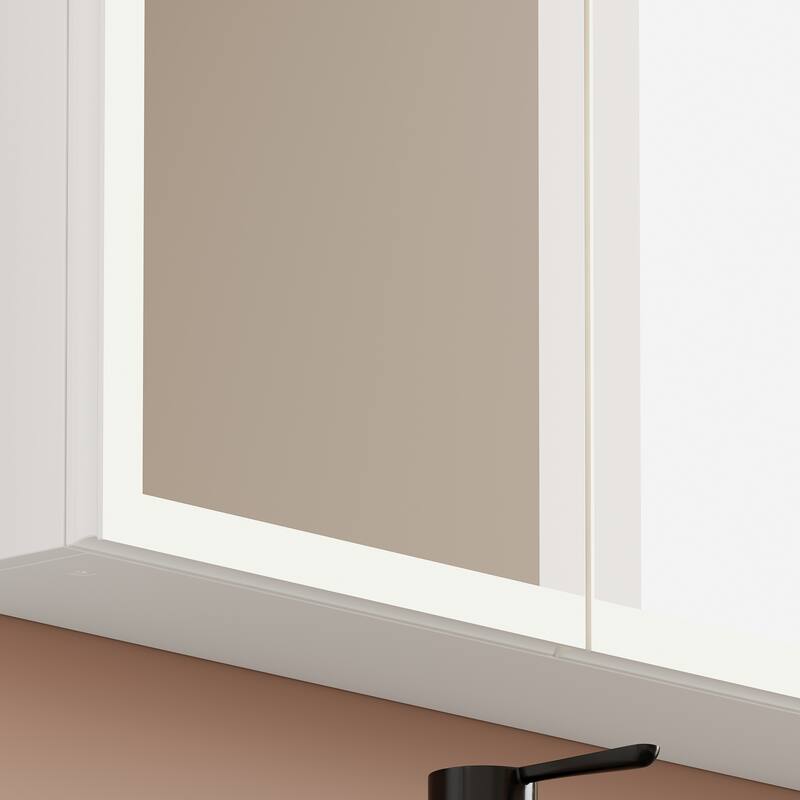 Eco-Friendly LED Light Mirror Adjustable FogResistant Storage Solution - 45.9"x34.6"